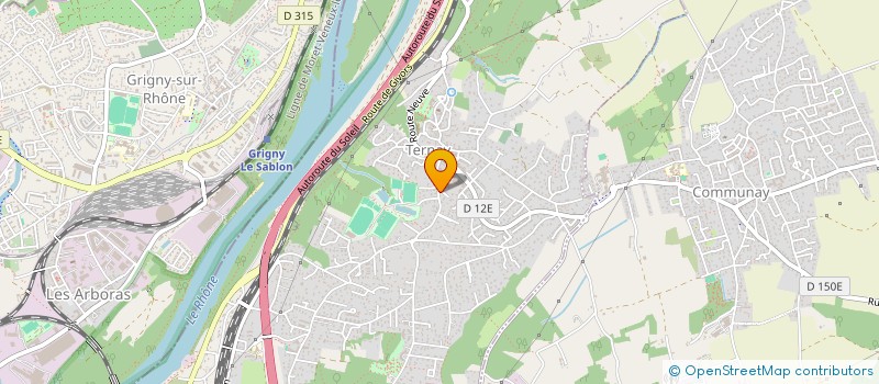 localisation de l'entreprise ASSOCIATION DES PARENTS D'ELEVES INDEPENDANTS DE TERNAY  TERNAY