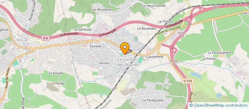 localisation de l'entreprise ASSOCIATION DES PARENTS D'ELEVES INDEPENDANTS LES ENFANTS D'ABORD à LE CANNET-DES-MAURES