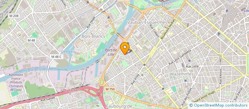 localisation de l'entreprise ASSOCIATION DES PARENTS D ELEVES L ECOLE LAVOISIER à LILLE