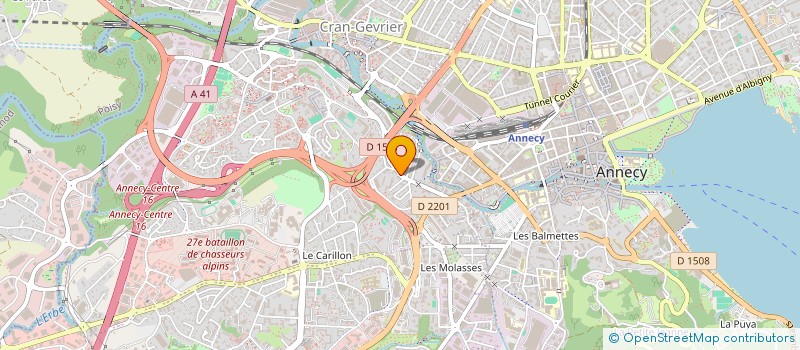 localisation de l'entreprise ASSOCIATION DES PARENTS D'ELEVES LES AMIS DES PETITS DU GROUPE SCOLAIRE DE SOUS-ALERY à ANNECY