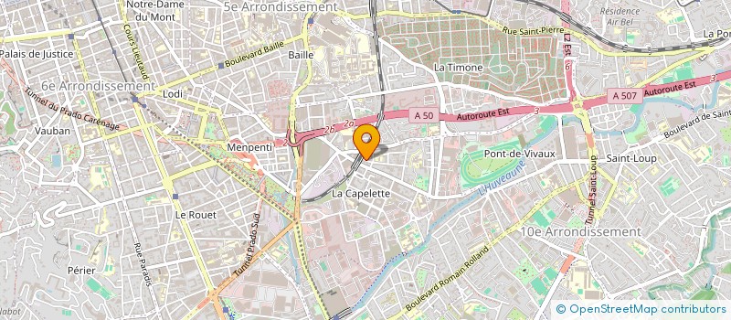 localisation de l'entreprise ASSOCIATION DES PARENTS D'ELEVES LES BAMBINS DE LAUGIER à MARSEILLE