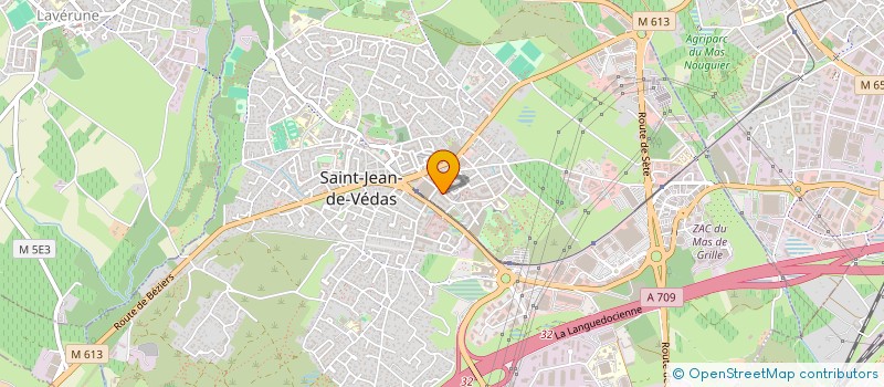 localisation de l'entreprise ASSOCIATION DES PARENTS D'ELEVES LES ENFANTS D'ORMESSON  SAINT-JEAN-DE-VEDAS