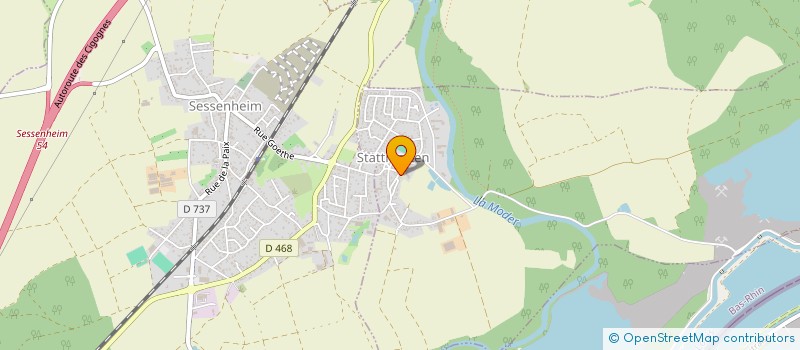 localisation de l'entreprise ASSOCIATION DES PARENTS D'ELEVES LES P'TITS ORPAILLEURS  STATTMATTEN