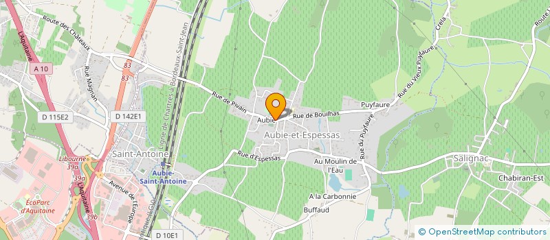 localisation de l'entreprise ASSOCIATION DES PARENTS D'ELEVES LES PETITS ALBINS  VAL DE VIRVEE