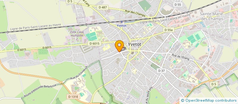 localisation de l'entreprise ASSOCIATION DES PARENTS D'ELEVES LES PETITS BEZOTS DE RODIN à YVETOT
