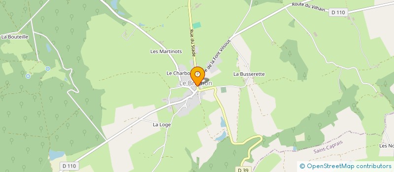 localisation de l'entreprise ASSOCIATION DES PARENTS D'ELEVES LES PETITS FUTAIE  LE BRETHON