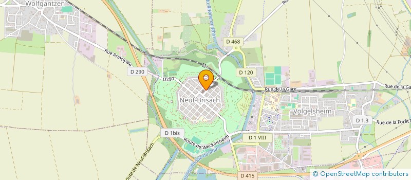 localisation de l'entreprise ASSOCIATION DES PARENTS D'ELEVES OBERSAASHEIM GEISWASSER  GEISWASSER