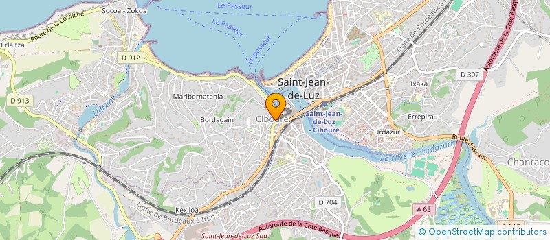 localisation de l'entreprise ASSOCIATION DES PARENTS D'ELEVES 'POTTOKA'  CIBOURE