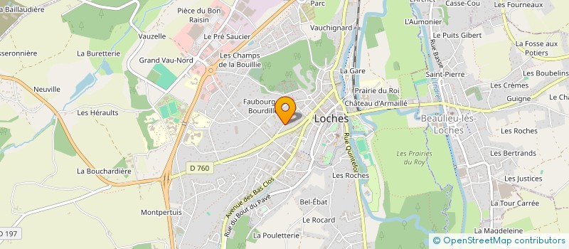 localisation de l'entreprise ASSOCIATION DES PARENTS D'ELEVES RECRE-LAMBLARDIE à LOCHES