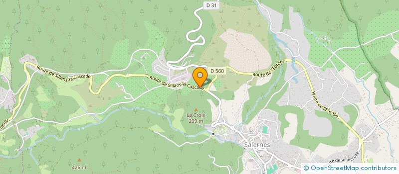 localisation de l'entreprise ASSOCIATION DES PARENTS D'ELEVES SALERNES  SALERNES