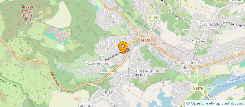 localisation de l'entreprise ASSOCIATION DES PARENTS D'ELEVES SALUT LES LOUPIOTS  ROZERIEULLES