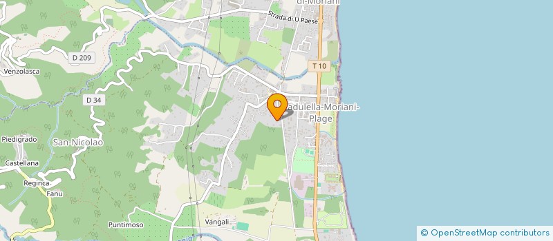 localisation de l'entreprise ASSOCIATION DES PARENTS D'ELEVES - SCOLA DI SANTU NICULAIU à SAN-NICOLAO