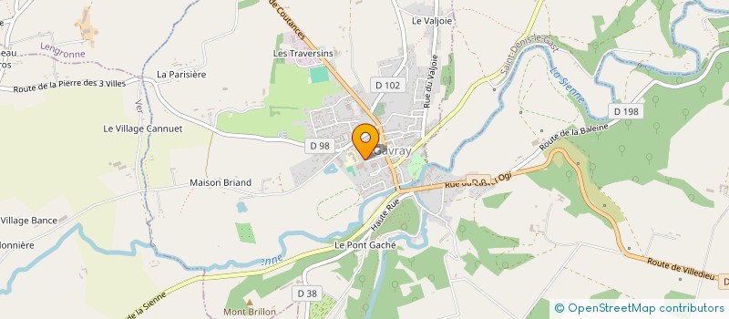 localisation de l'entreprise ASSOCIATION DES PARENTS D'ELEVES SCOLARISES AU COLLEGE ROLAND VAUDATIN DE GAVRAY  GAVRAY-SUR-SIENNE