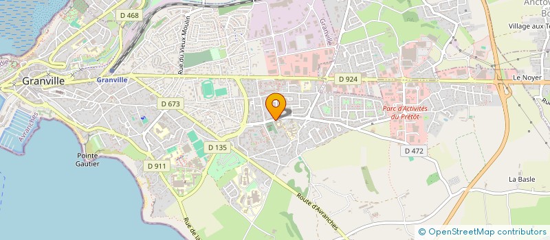 localisation de l'entreprise ASSOCIATION DES PARENTS D'ELEVES SIMONE VEIL GRANVILLE  GRANVILLE