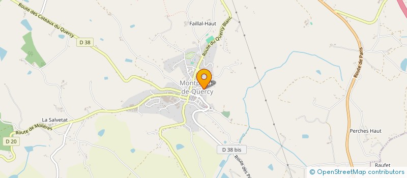 localisation de l'entreprise ASSOCIATION DES PARENTS D'ELEVES TAGGADA  MONTPEZAT-DE-QUERCY