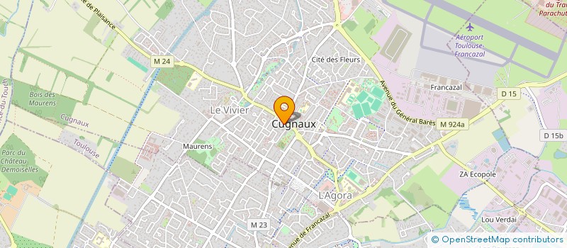 localisation de l'entreprise ASSOCIATION DES PARENTS D ELEVES TOUSENBLUM  CUGNAUX