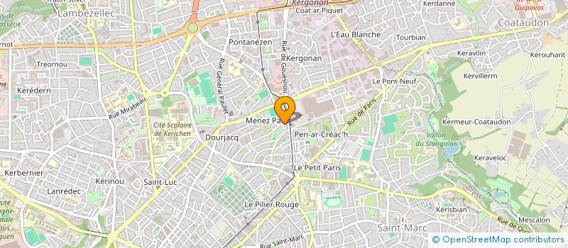 localisation de l'entreprise ASSOCIATION DES PARENTS D'ELEVES TURCOPHONES DU 29 à BREST