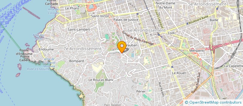 localisation de l'entreprise ASSOCIATION DES PARENTS D'ELEVES VAUBAN - LA GUADELOUPE à MARSEILLE