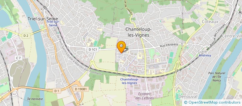 localisation de l'entreprise ASSOCIATION DES PARENTS D'ELEVES-VERALAINE (A.P.E VERLAINE) à CHANTELOUP-LES-VIGNES