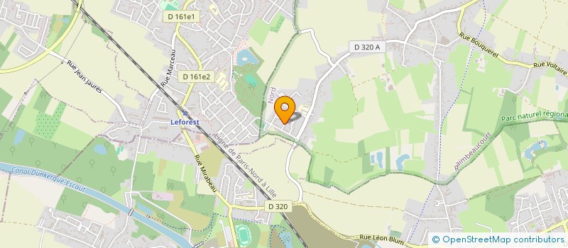 localisation de l'entreprise ASSOCIATION DES PARENTS D'ELEVES VICTOR HUGO DE RAIMBEAUCOURT  RAIMBEAUCOURT