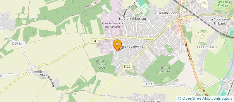 localisation de l'entreprise ASSOCIATION DES PARENTS D'ENFANTS DEFICIENTS AUDITIFS D'EURE-ET- LOIR A.P.E.D.A.E.L. à LUCE
