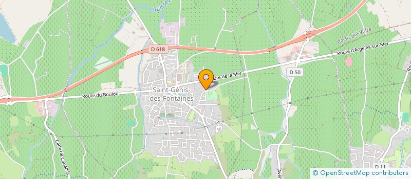 localisation de l'entreprise ASSOCIATION DES PARENTS D'ENFANTS SOURDS DES PO  SAINT-GENIS-DES-FONTAINES