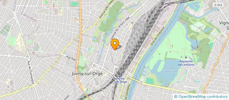 localisation de l'entreprise ASSOCIATION DES PARENTS DE JAURES ET CALMETTE (A.P.J.C.) à ATHIS-MONS