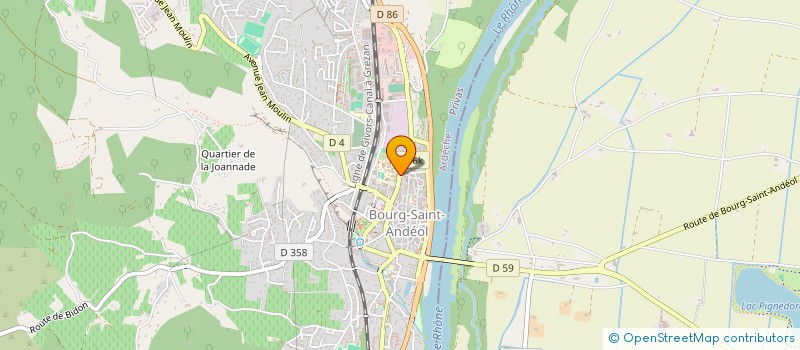 localisation de l'entreprise ASSOCIATION DES PARENTS DE L ENSEIGNEMENT LIBRE à BOURG-SAINT-ANDEOL