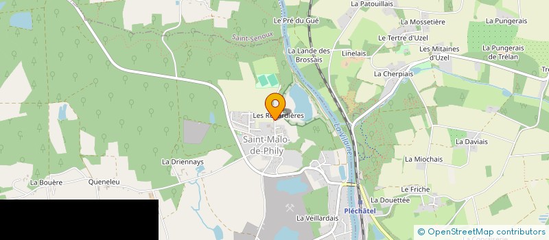 localisation de l'entreprise ASSOCIATION DES PARENTS DE L'ENSEIGNEMENT LIBRE MIXTE DE SAINT MALO DE PHILY  SAINT-MALO-DE-PHILY