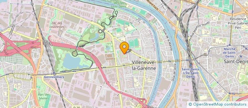 localisation de l'entreprise ASSOCIATION DES PARENTS DE LA CARAVELLE à VILLENEUVE-LA-GARENNE