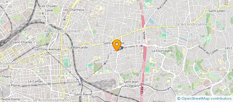 localisation de l'entreprise ASSOCIATION DES PARENTS DE SAINT-BARNABE à MARSEILLE