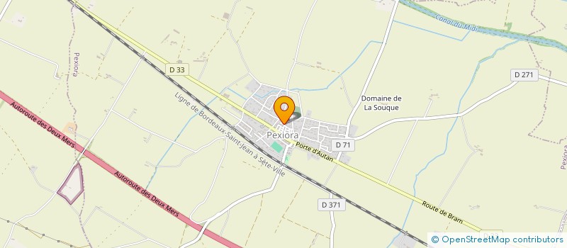 localisation de l'entreprise ASSOCIATION DES PARENTS DES ECOLES DE PEXIORA  PEXIORA