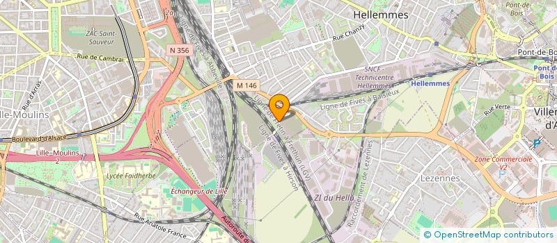 localisation de l'entreprise ASSOCIATION DES PARENTS DES ECOLES LAIQUES DU CENTRE  LILLE