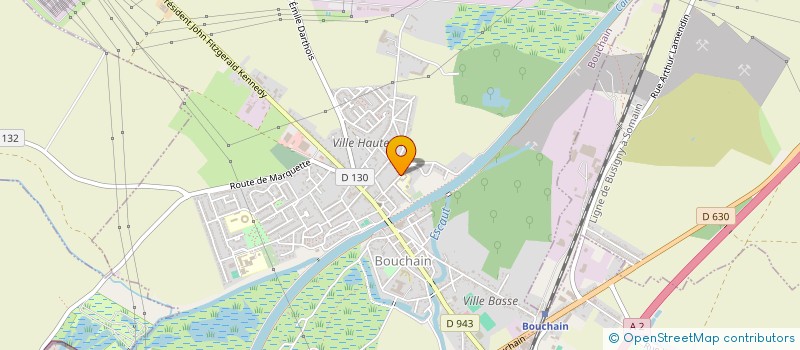 localisation de l'entreprise ASSOCIATION DES PARENTS DES ELEVES DU C.E.S. DE BOUCHAIN  BOUCHAIN