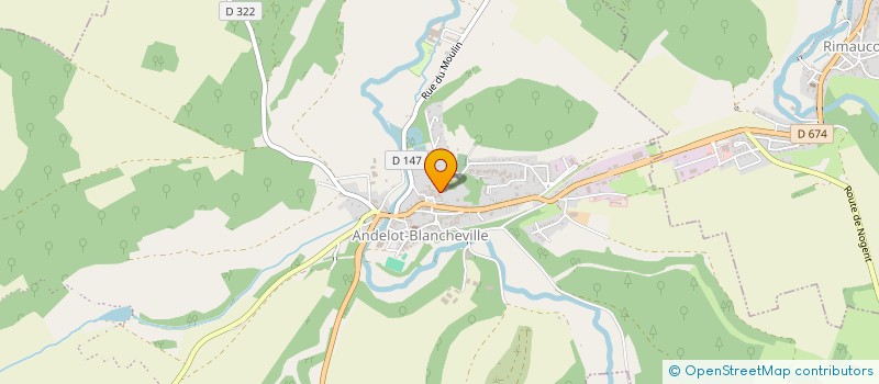 localisation de l'entreprise ASSOCIATION DES PARENTS DES PENSIONNAIRES ET DES AMIS DU FOYER MONTECLAIR à ANDELOT-BLANCHEVILLE