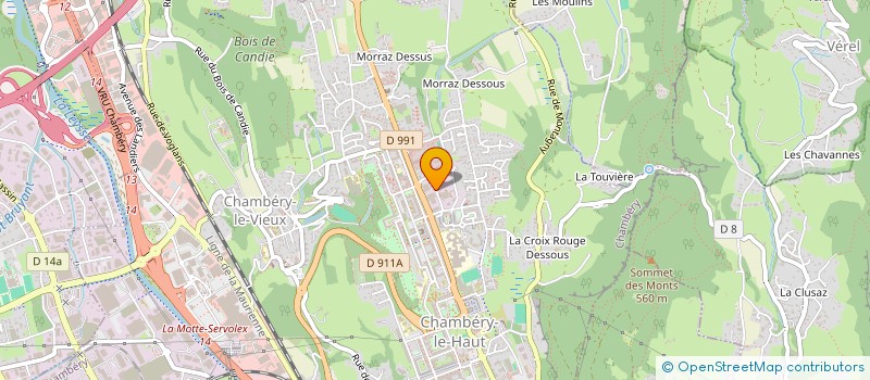 localisation de l'entreprise ASSOCIATION DES PARENTS DES PERSONNES HANDICAPEES MENTALES ET DE LEURS AMIS DE CHAMBERY à CHAMBERY