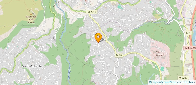 localisation de l'entreprise ASSOCIATION DES PARENTS DU COLLEGE DES BAOUS  LA GAUDE