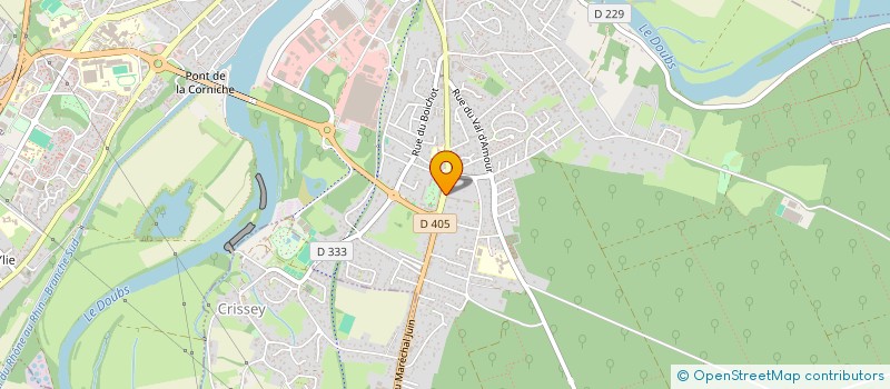 localisation de l'entreprise ASSOCIATION DES PARENTS ET AMIS D'ELEVES DU POISET (APAE DU POISET) à DOLE