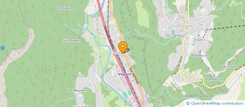 localisation de l'entreprise ASSOCIATION DES PARENTS ET AMIS DE L'ECOLE DU CHEF-LIEU DE MAGLAND  MAGLAND