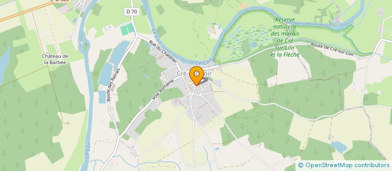 localisation de l'entreprise ASSOCIATION DES PARENTS ET AMIS DE L'ECOLE PUBLIQUE DE CRE SUR LOIR à BAZOUGES CRE SUR LOIR