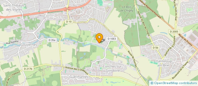 localisation de l'entreprise ASSOCIATION DES PARENTS ET AMIS DE PERSONNES HANDICAPEES REGION DE LAGNY-SUR-MARNE ET NORD SEINE ET MARNE  LAGNY-SUR-MARNE