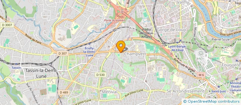 localisation de l'entreprise ASSOCIATION DES PARENTS ET AMIS DES ENFANTS DE LA MATERNELLE CHAMPVERT à LYON