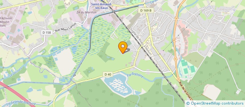 localisation de l'entreprise ASSOCIATION DES PARENTS ET AMIS DU CONSERVATOIRE  SAINT-AMAND-LES-EAUX