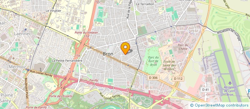 localisation de l'entreprise ASSOCIATION DES PARENTS ET AMIS DU GROUPE SCOLAIRE ALSACE LORRAINE A BRON à BRON