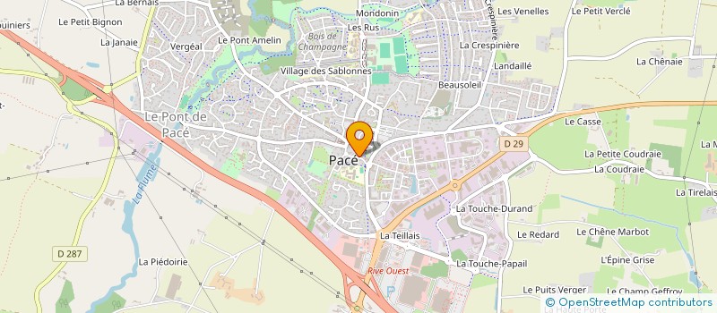 localisation de l'entreprise ASSOCIATION DES PARENTS ET ELEVES DE L'ECOLE ACCORDANCES à PACE