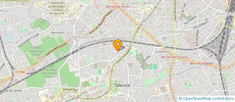 localisation de l'entreprise ASSOCIATION DES PARENTS INDEPENDANTS DE CAMUS  TALENCE