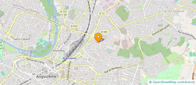 localisation de l'entreprise ASSOCIATION DES PATINEURS D'ANGOULEME à ANGOULEME