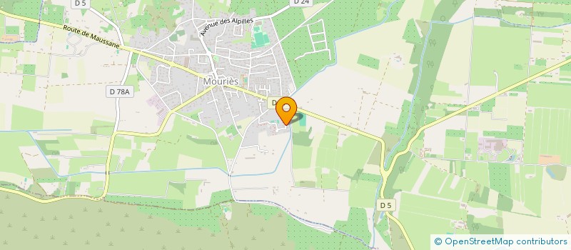 localisation de l'entreprise ASSOCIATION DES PATRES DE LA CRAU à MOURIES