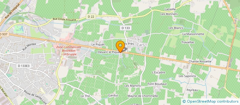 localisation de l'entreprise ASSOCIATION DES PAYS DE BLAYE ET DE BOURGOGNE  SAINT-PAUL