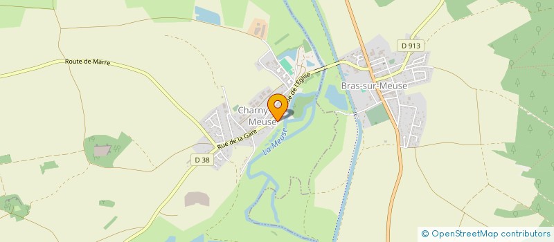 localisation de l'entreprise ASSOCIATION DES PAYS DU SOLEIL à BRAS-SUR-MEUSE